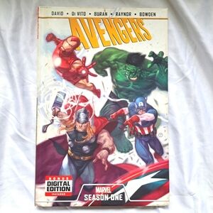 Avengers: Season One Marvel Novel by Peter David Hard Cover comic book